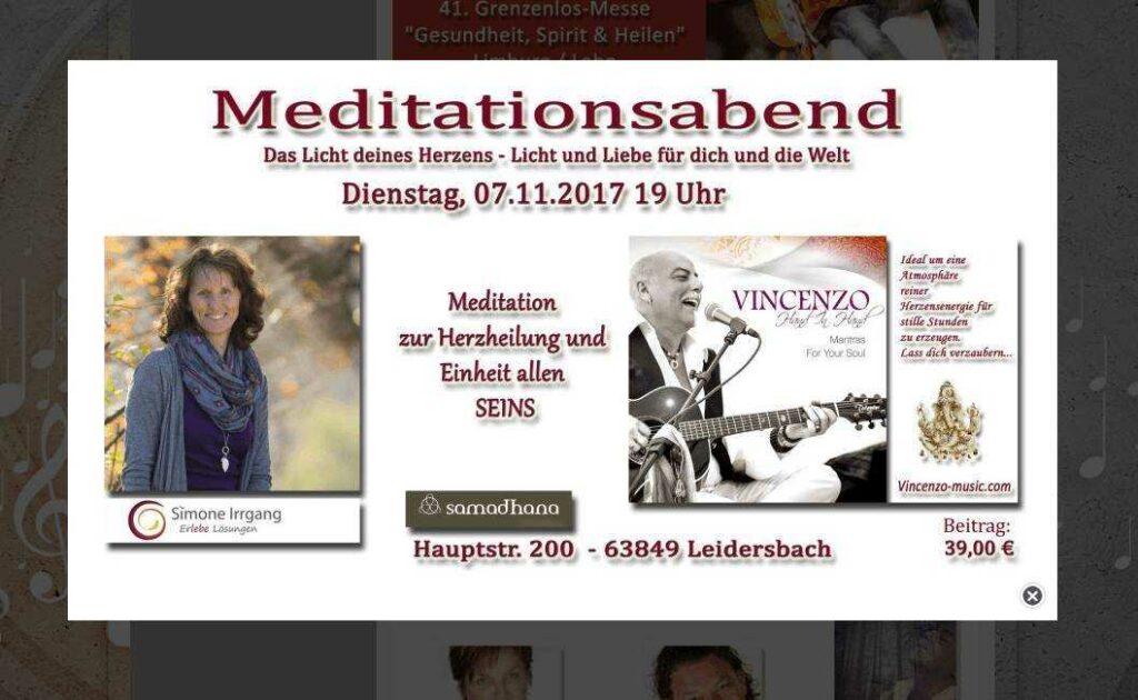 Musikalischer Meditationsabend -  - 2017-11-07