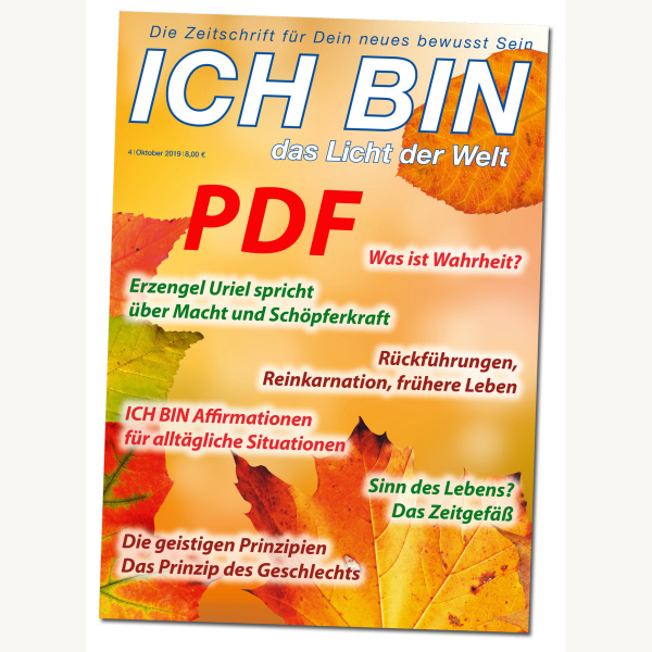 ICH BIN das Licht der Welt - Heft 4 (PDF-Download) - Stefan Sicurella