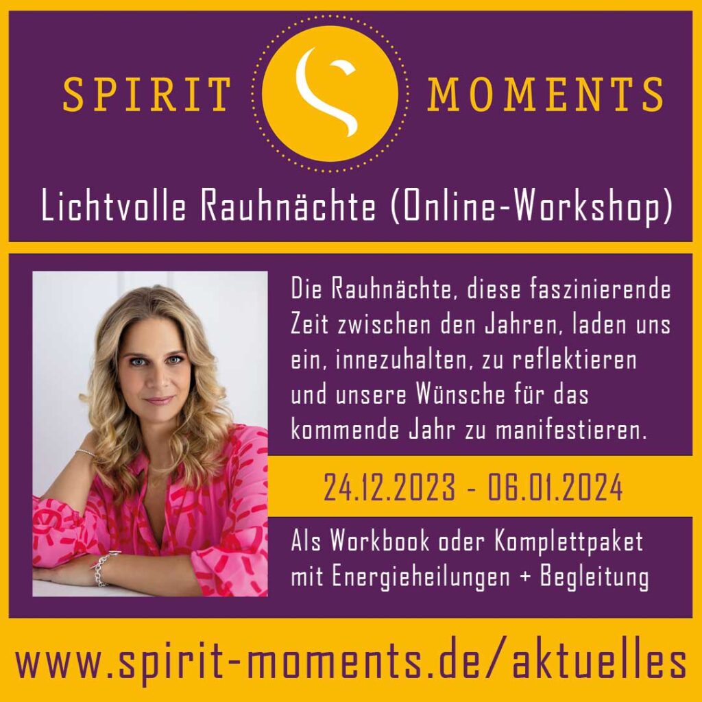 Lichtvolle Rauhnächte - Online-Workshop 24.12.23-06.01.24 - Claudia Kreischer