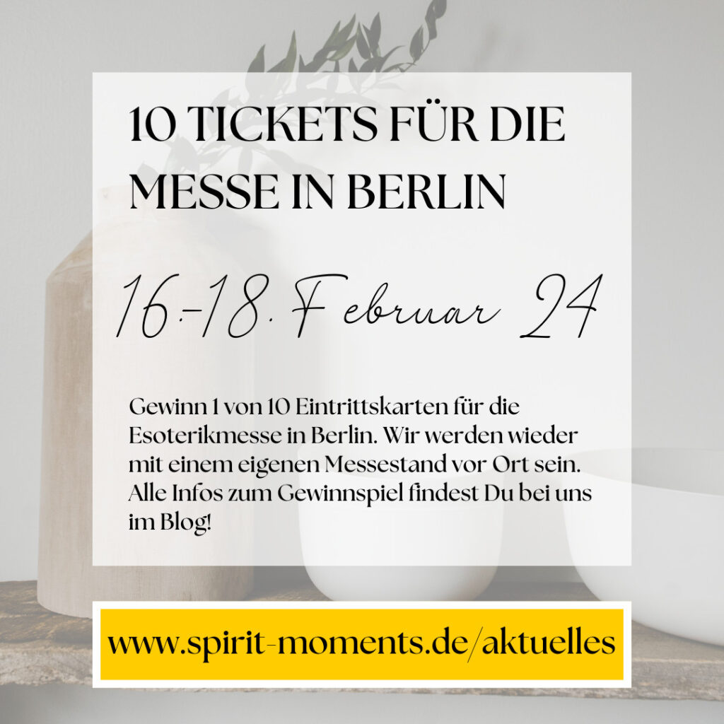 Gewinnspiel: 10 Eintrittskarten für die Esoterikmesse in Berlin vom 16.-18. Februar 2024