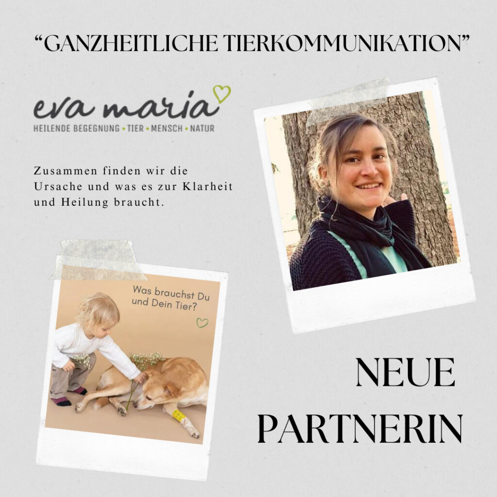 Neue Partnerin: "Eva Maria Hartmann - Heilende Begegnung für Tier, Mensch und Natur"