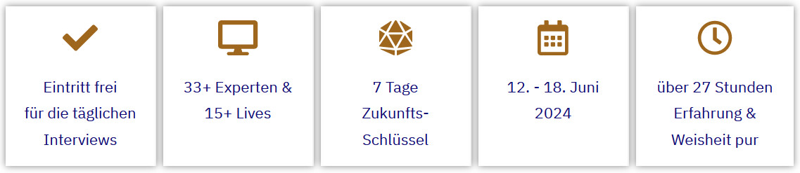NEUE WEGE KONGRESS - Online vom 12. Juni - 18. Juni 2024 3 NEUE WEGE KONGRESS - Online vom 12. Juni - 18. Juni 2024