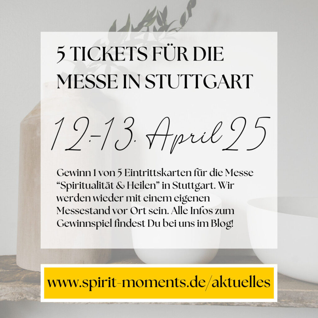 Gewinnspiel: 5 Eintrittskarten für die Esoterikmesse in Stuttgart am 12. und 13. April 2025
