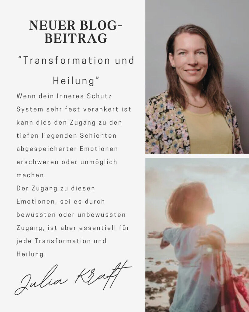 Blogbeitrag von Julia Kraft: "Transformation und Heilung"