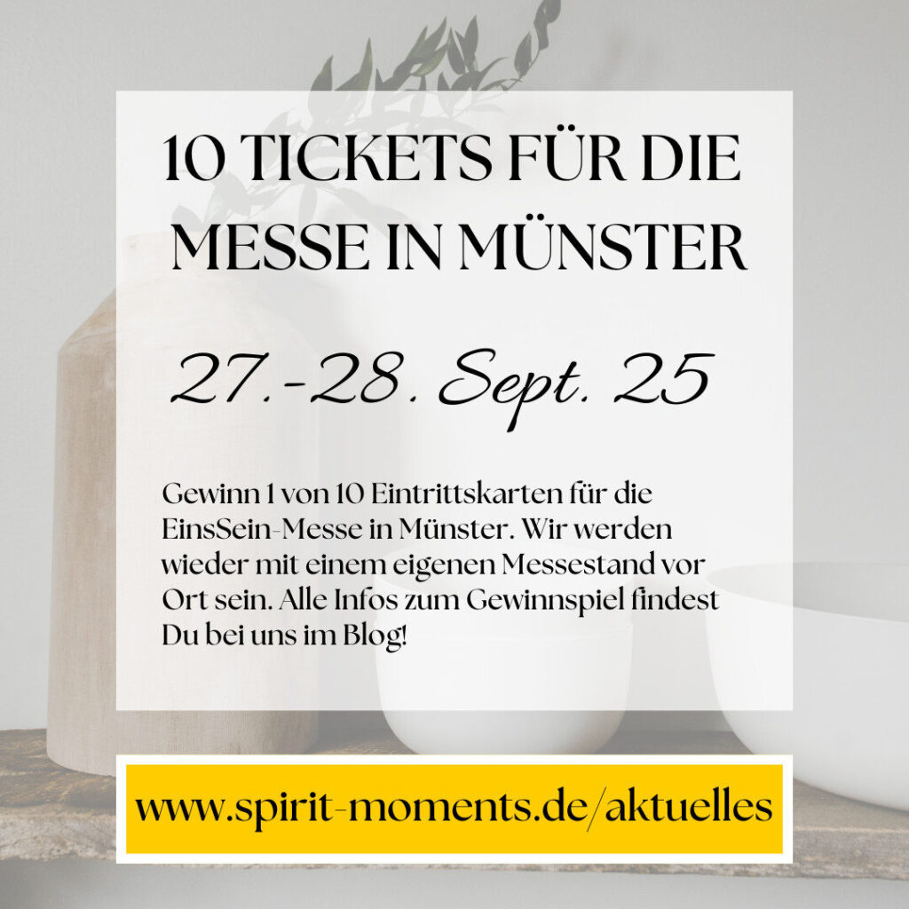 Gewinnspiel: 10 Eintrittskarten für die EinsSein-Messe in Münster vom 27.-28. September 2025