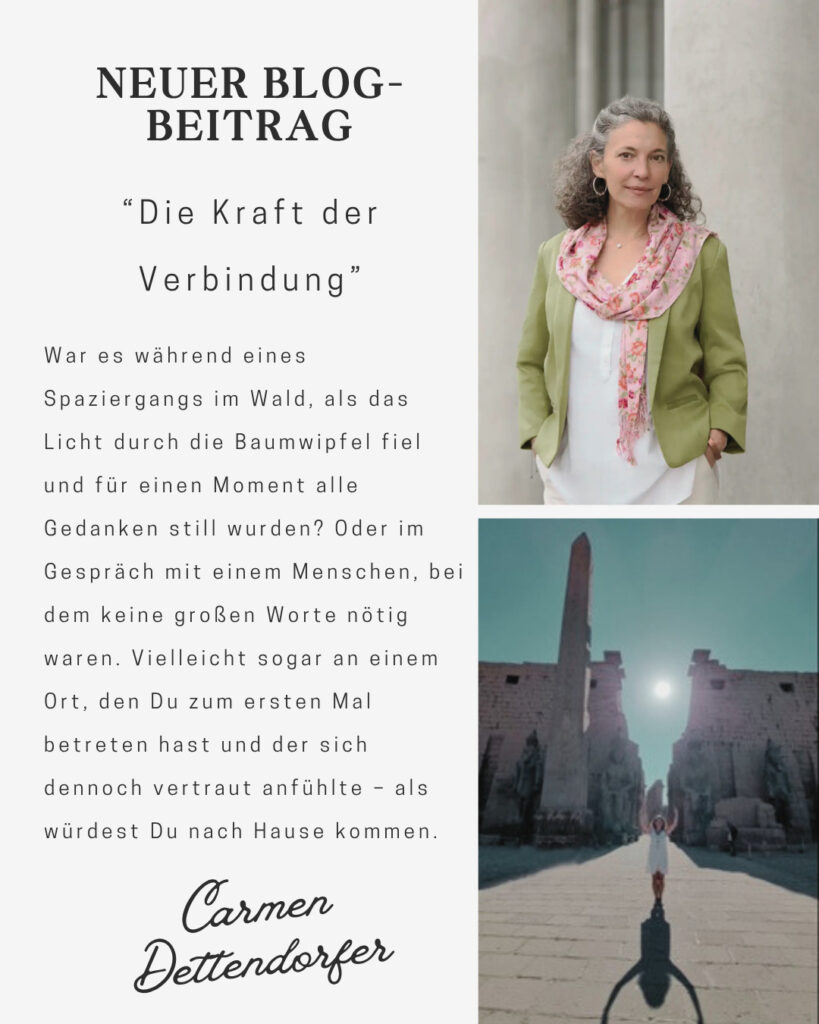 "Die Kraft der Verbindung" von Carmen Dettendorfer / InnerPlaces 2 "Die Kraft der Verbindung" von Carmen Dettendorfer / InnerPlaces