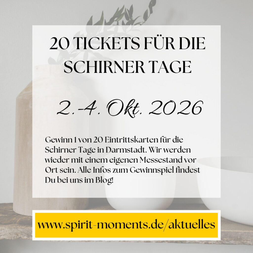 20 Freikarten für die Schirner Tage vom 2.-4. Oktober 2026 in Darmstadt