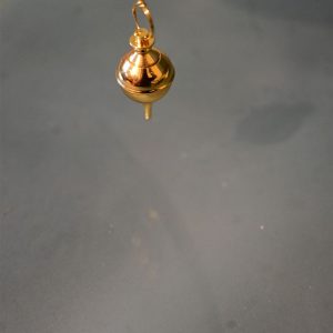 Kugelpendel gold mit Kerbe - Dorothee Zopp