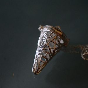 Zeichenpendel silberfarben Pentagramm - Dorothee Zopp