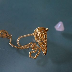Zeichenpendel goldfarben  3 OM 10 gr. - Dorothee Zopp